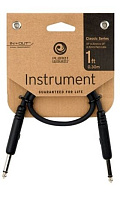 PLANET WAVES PW-CGTP-01 кабель распаянный инструментальный для соединения педалей, джек-джек 0,30 метра