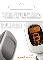 VIRTUOZO 04023-W Тюнер камертон, пластик, Белый