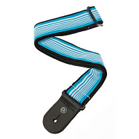 PLANET WAVES 50C05 гитарный ремень без наплечника, 50мм, серия West Coast, рисунок Surf Stripes