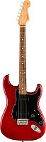 FENDER NOVENTA STRAT PF CRT электрогитара, цвет красный, чехол в комплекте