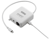 KORG plugKEY-WH портативный аудио/миди интерфейс, цвет белый