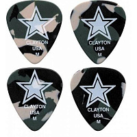 CLAYTON CFM/12  медиатор, Medium, зеленый камуфляж
