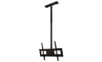 Wize Pro C6360A Потолочное крепление для дисплеев 37 63+, Max VESA 723х501, наклон 20°, поворот 360°, длина штанги 91-152 см, до 68 кг, черн.