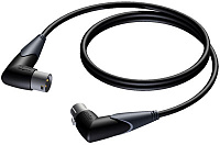 Procab CLA904/10 Kабель-переходник с разъемами XLR (угловые вилка-розетка), 10 м