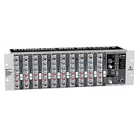 Behringer RX1202FX V2 микшер рэковый 3U, 8 моновходов, 2 стереовхода, 2 AUX-шины