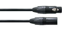 Cordial CRM 5 FM-BLACK микрофонный кабель XLR female/XLR male, разъемы Neutrik, 5,0 м, черный