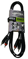 VORTEX KKYF100  Аудиокабель  2xRCA male  2xRCA male, длина 1 метр 