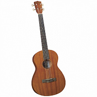 DIAMOND HEAD DU-200B Deluxe Natural Mahogany Baritone Ukulele  укулеле баритон, корпус и гриф красное дерево, чехол в комплекте
