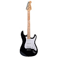 ROCKDALE Stars Plus SSS Maple Black электрогитара, цвет черный