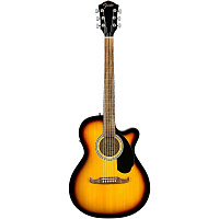 FENDER FA-135CE Concert Sunburst гитара электроакустическая, цвет санберст