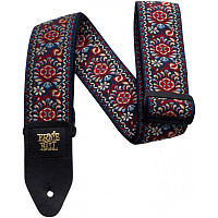 ERNIE BALL 4091  гитарный ремень Royal Bloom Jacquard, полипропилен, кожаные концы