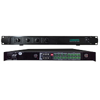 DSPPA DA-4250 4-канальный цифровой трансляционный усилитель мощности , 4х250 Вт 70 В/100 В, питание AC 220 В/ DC 24 В. Высота 1U