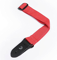 PLANET WAVES PWSUKE301  однотонный ремень для укулеле, полипропилен, ширина 1,5", цвет красный