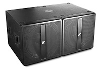 K-ARRAY KMT218P  Пассивный сабвуфер 2 x 18”, 2800 Вт, 4 Ом, 35-150 Гц, макс. SPL 139 дБ 