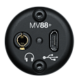SHURE MV88+DIG-VIDKIT  комплект для звукозаписи из цифрового стереомикрофона, трипода Manfrotto, держателя для микрофона