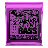 Ernie Ball 2831 струны для бас-гитары Nickel Wound Bass Power Slinky (55-75-90-110)