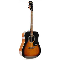EPIPHONE DR-100 Vintage Sunburst акустическая гитара, цвет санберст