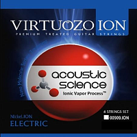 VIRTUOZO 00909.ION NICKEL Набор из 6 струн для электрогитары, никель+ион, 009-042