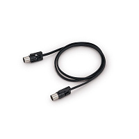 Rockboard RBO CAB MD FX 100 BK  FlaX Plug MIDI Cable 100 cm / 39 3/8" миди-кабель, длина 1 метр, поворотные разъемы
