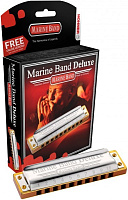 HOHNER Marine Band Deluxe 2005/20 Bb (M200511X) - губн. гармоника - Richter Classic, корпус дерево. Доступ на 30 дней к бесплатным урокам