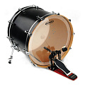 EVANS BD20GB1  пластик 20" Genera EQ1 Clear для большого барабана прозрачный однослойный с двумя демп. кольцами