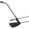 SHURE CVG12DRS-B/C конденсаторный кардиоидный микрофон, 12", 2 гибких секции, встроенный преамп, с подставкой, черный, кольцо, mute